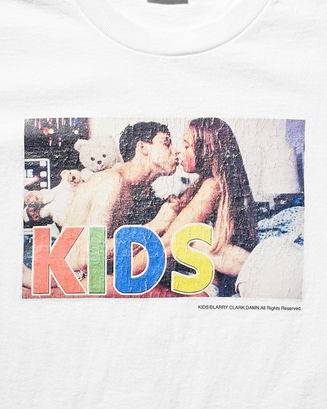 KIDS × weber Logo Tシャツ　XL ホワイト WEBER: [Kids × Weber] T Shirt (Condom) | DSMG E-SHOP