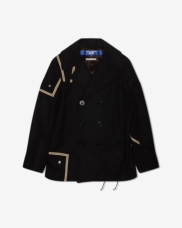 JUNYA WATANABE MAN - Wool Nylon Melton Needles W-Name Jackets - (Navy)