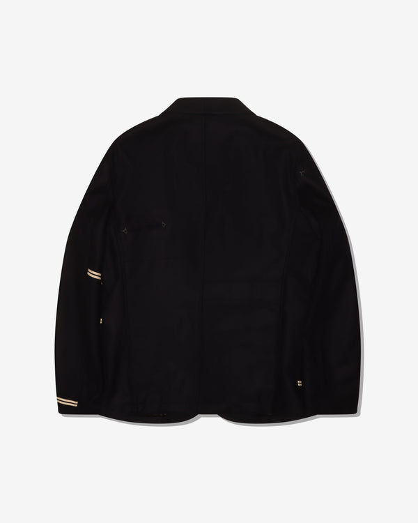 JUNYA WATANABE MAN - Wool Nylon Melton Needles W-Name Jackets - (Navy)