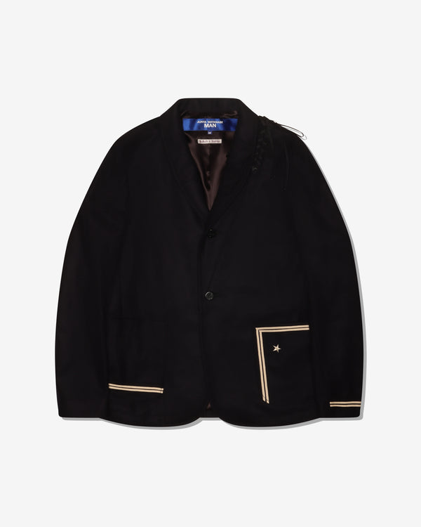 JUNYA WATANABE MAN - Wool Nylon Melton Needles W-Name Jackets - (Navy)