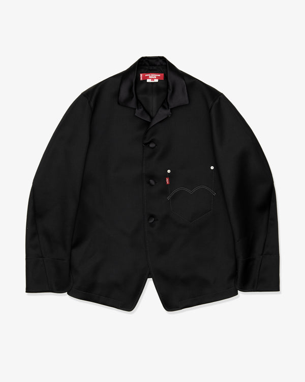JUNYA WATANABE MAN - Wool Serge X Cupra Silk Satin Facing Levi's W-Name Jackets - (Black)