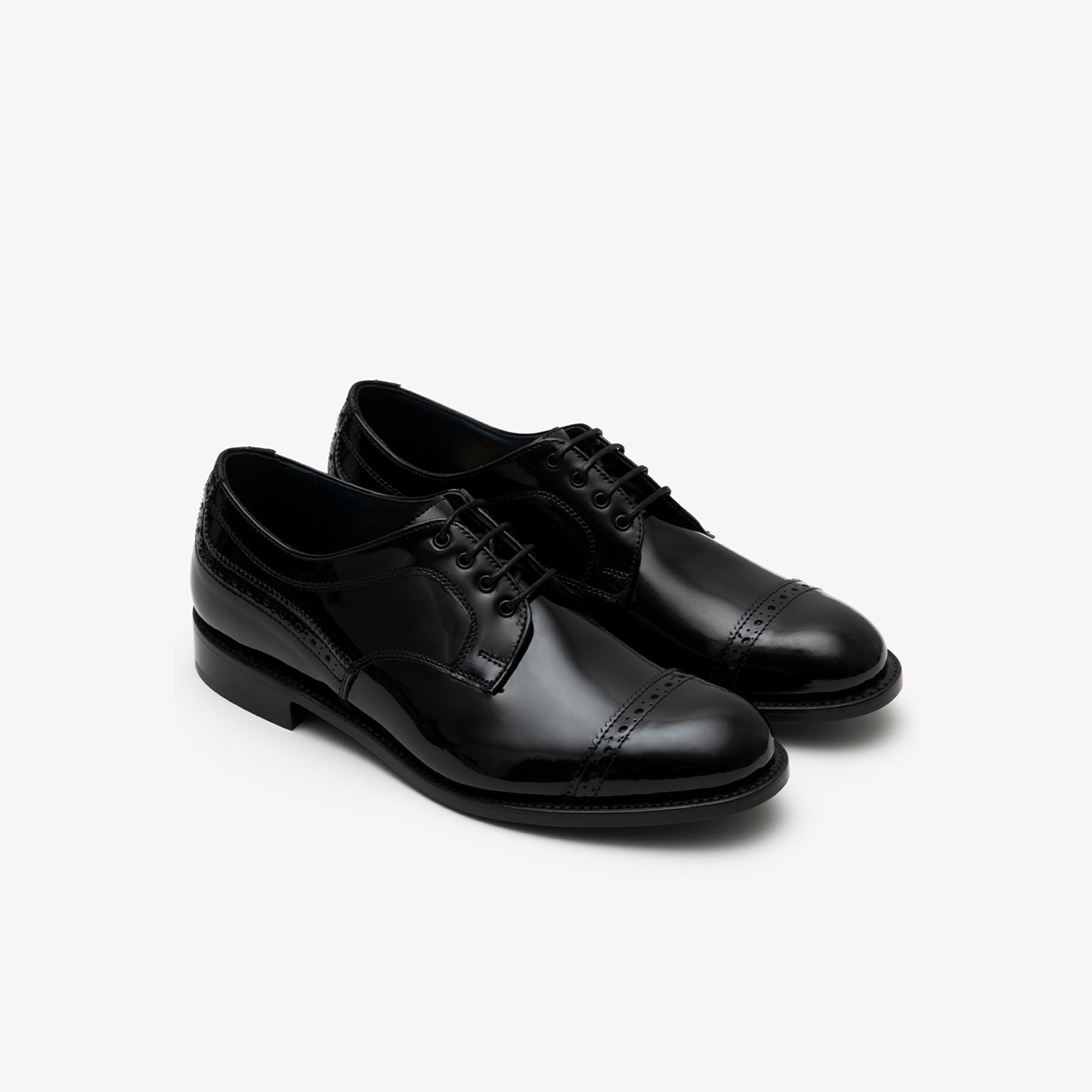 JUNYA WATANABE MAN: Enamel Trickers (Black) | DSMG E-SHOP