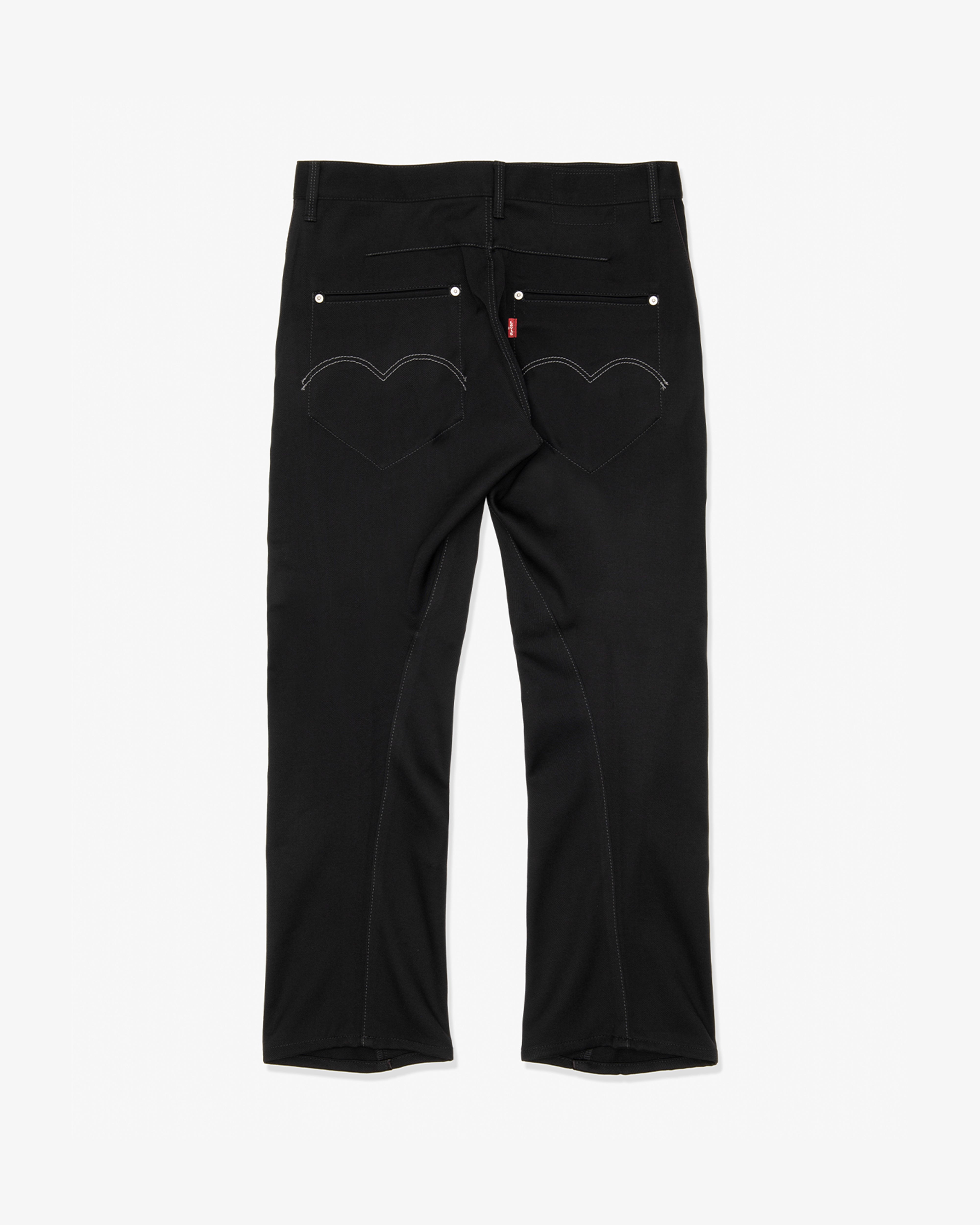 JUNYA WATANABE MAN: Wool Serge Levi'S W-Name Trousers (Black