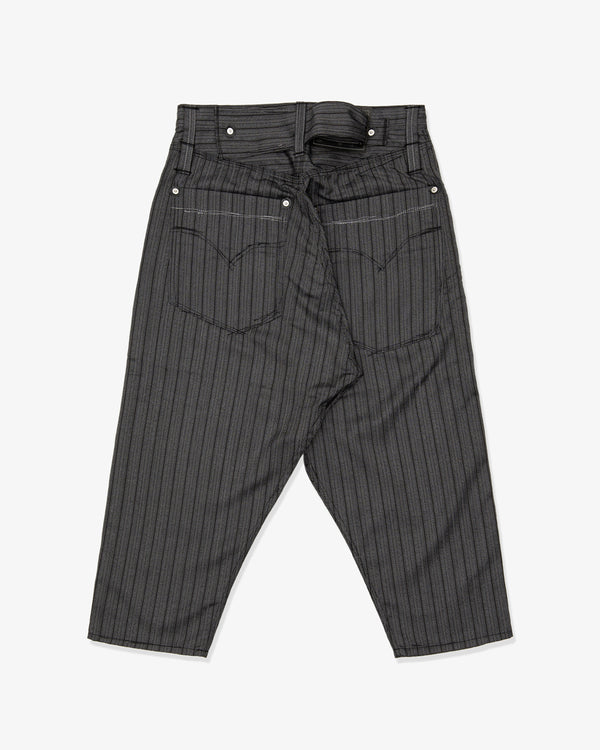 JUNYA WATANABE MAN - Wool Polyester Morning Trouser Levi'S W-Name Trousers - (Black/Gray)