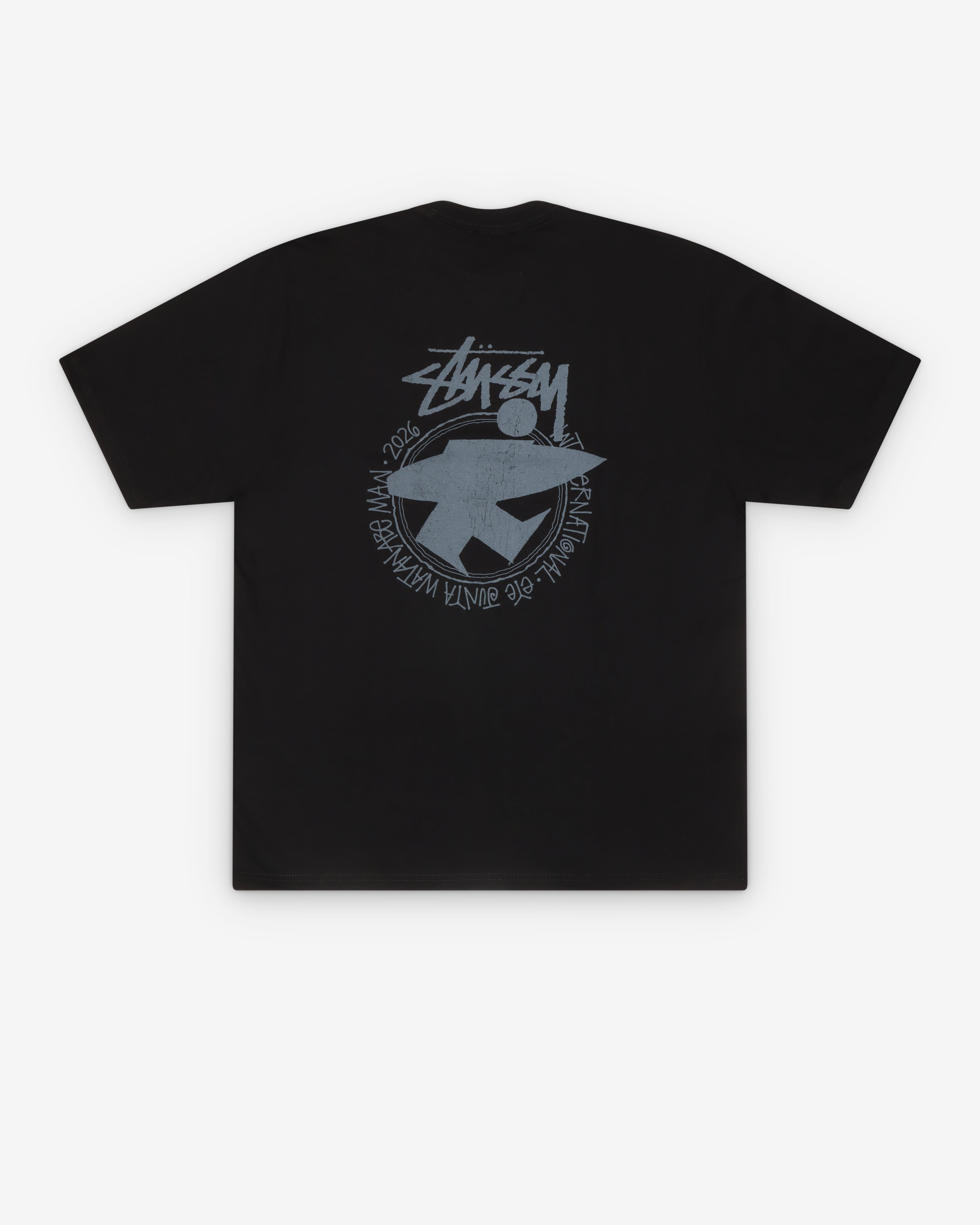 JUNYA WATANABE MAN: Stussy Surfman T-Shirt Tees (Black) | DSMG E-SHOP