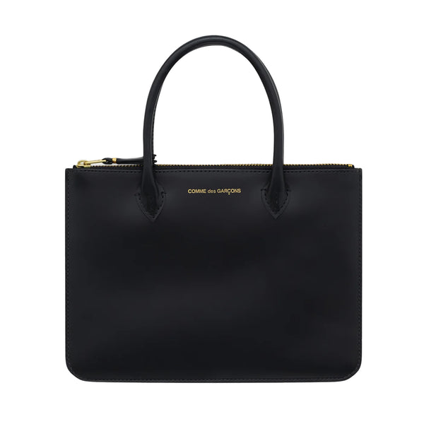 Cdg Wallet - Zip Large Pouch With Handle - (Black)