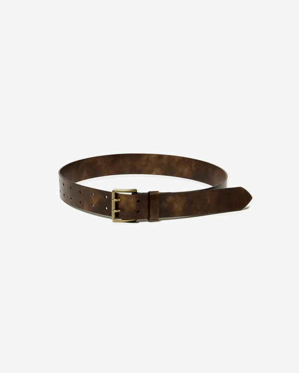 AURALEE - Two-Hole Buckle Belt - (Brown)