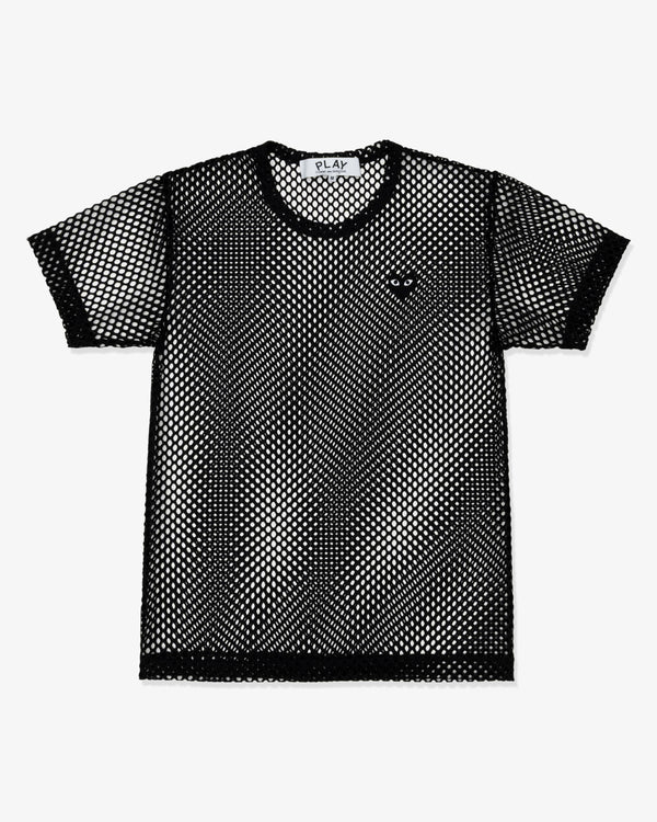 PLAY CDG - Polyester Mesh Large (Black Em - (Black)