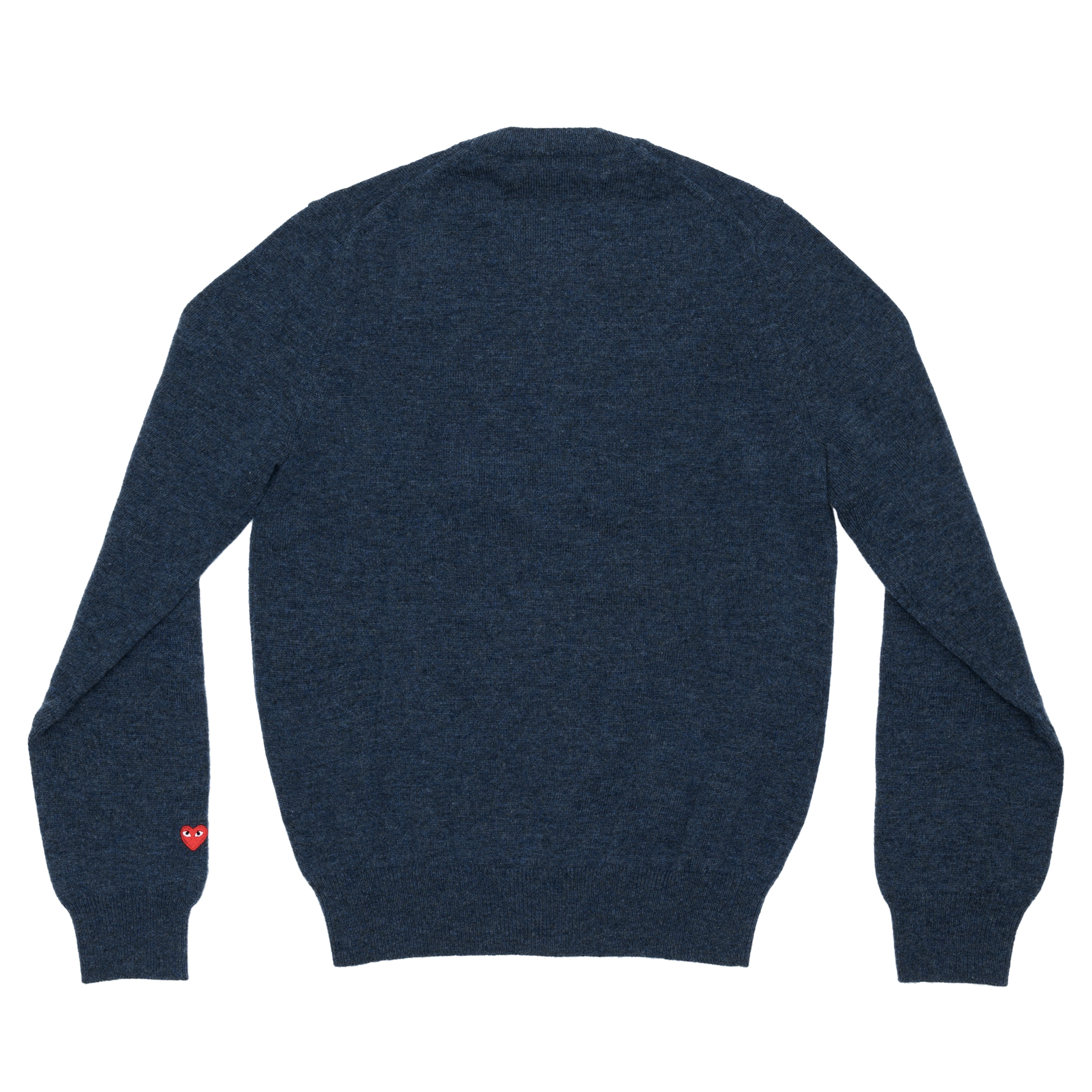 PLAY CDG - Top Dyed Carded Lambswool Women's Cardigan - (Navy)