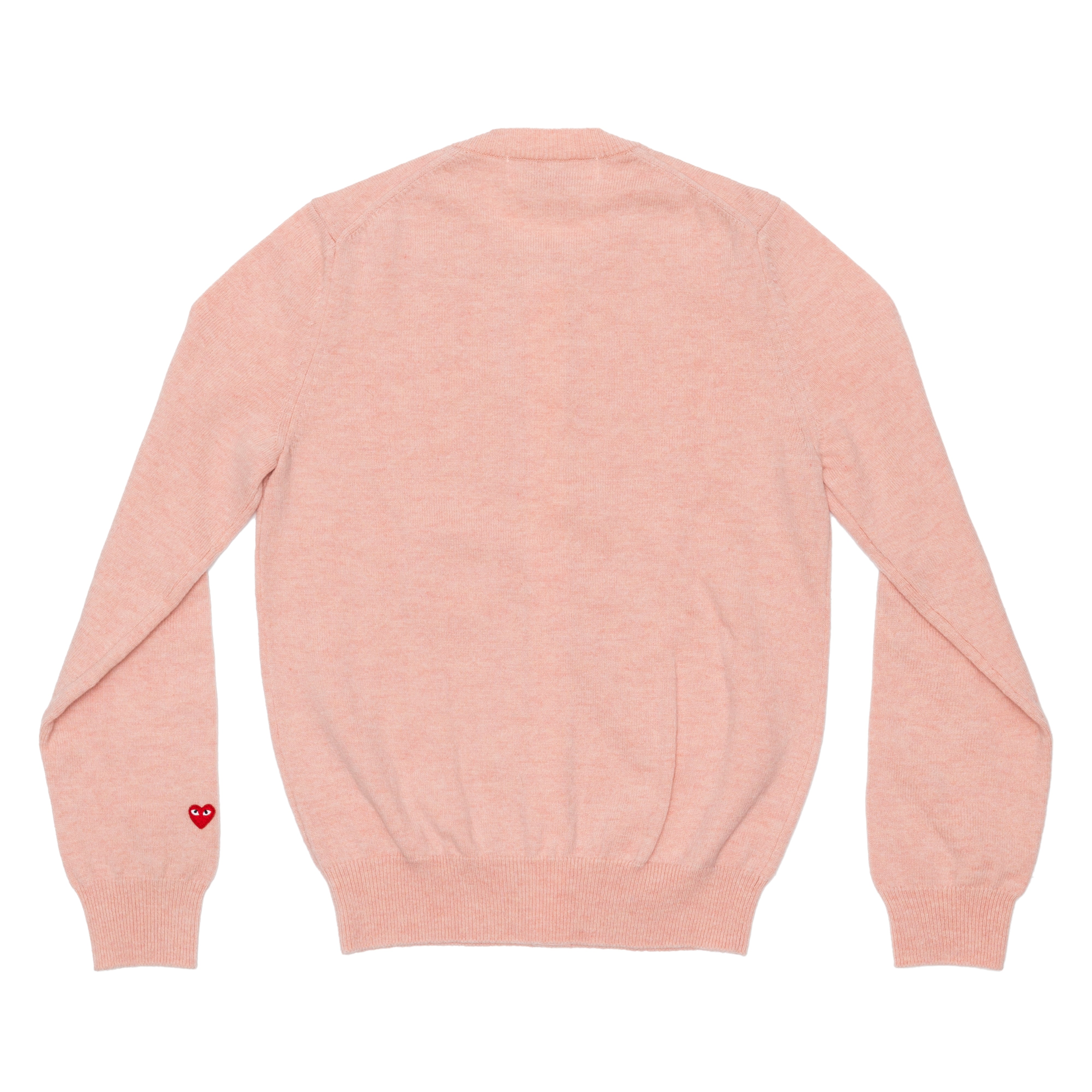 PLAY CDG - Top Dyed Carded Lambswool Women's Cardigan - (Pink)