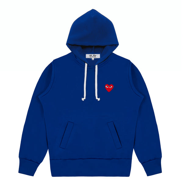 PLAY COMME des GARÇONS - Pullover Hoodie With Red Emblem - (Navy)