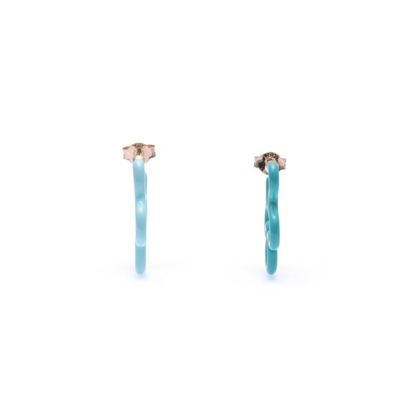 BEA BONGIASCA - Two Tone A.Flower Earrings - (Cc13)