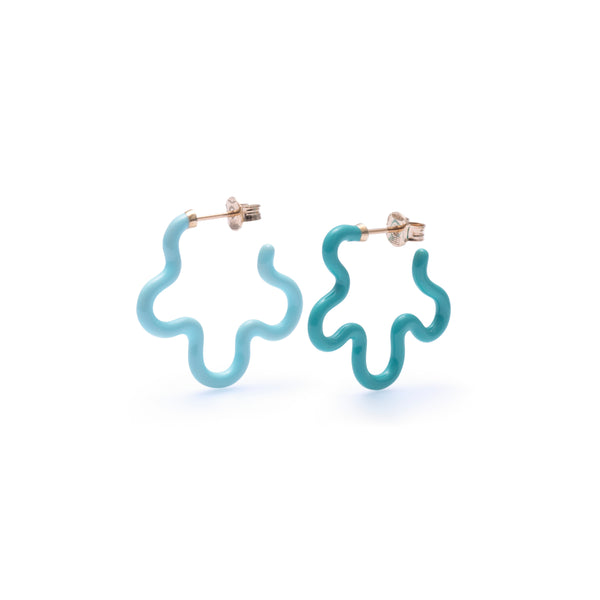 BEA BONGIASCA - Two Tone A.Flower Earrings - (Cc13)