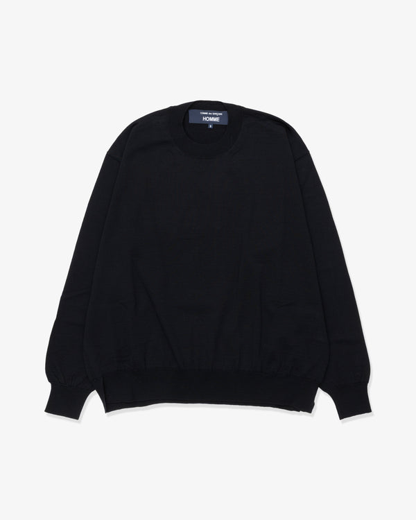 COMME des GARCONS HOMME - Worsted Wool Jersey - (Black)
