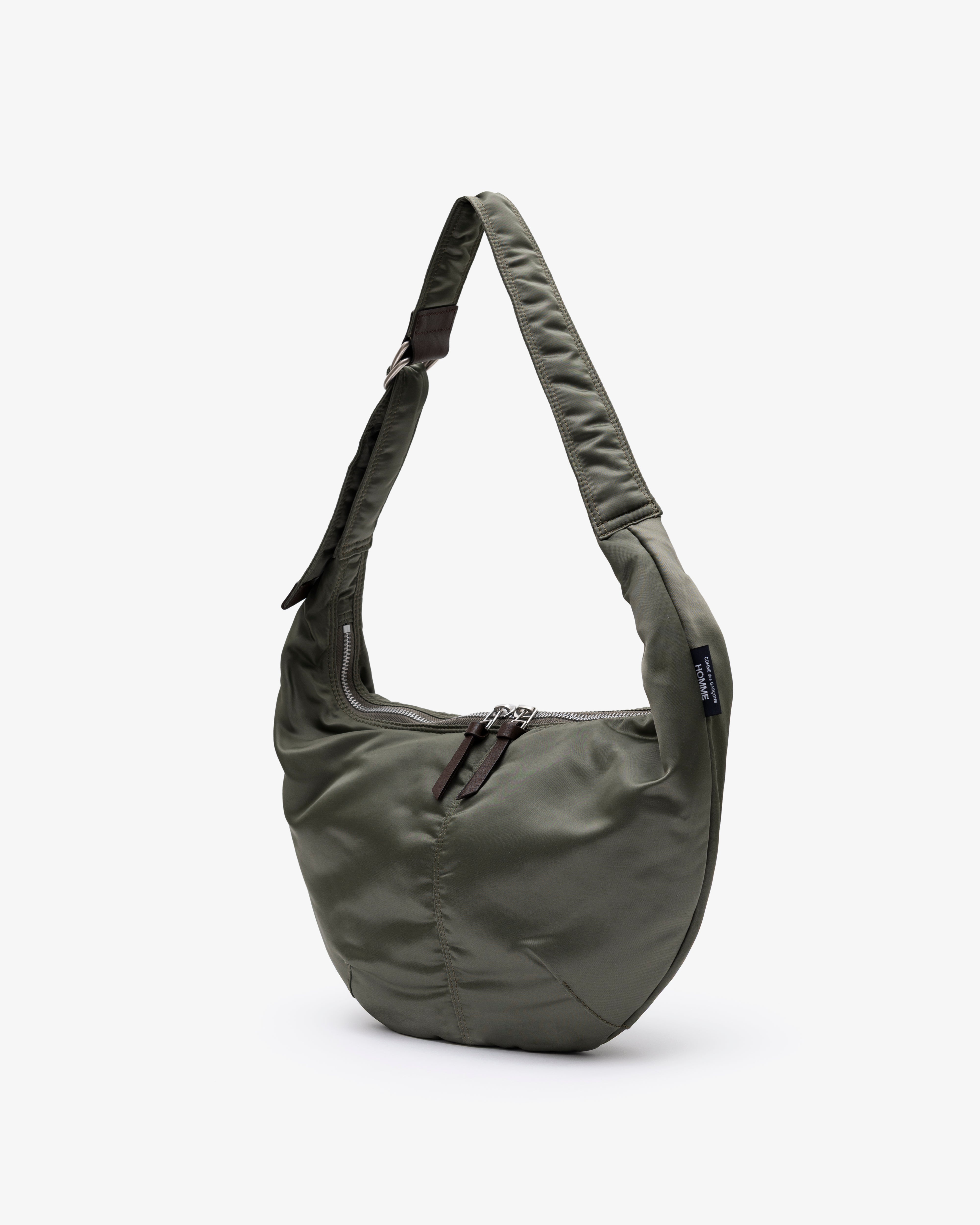 COMME des GARCONS HOMME: Cotton Nylon Double Tweel (Khaki