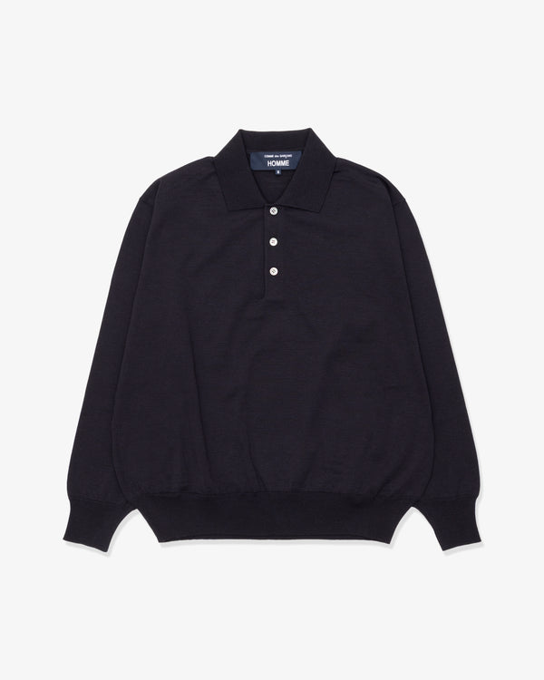 COMME des GARCONS HOMME - Worsted Wool Jersey - (Dark Navy)