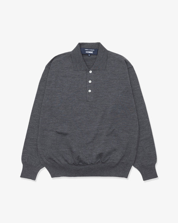 COMME des GARCONS HOMME - Worsted Wool Jersey - (Top Grey)