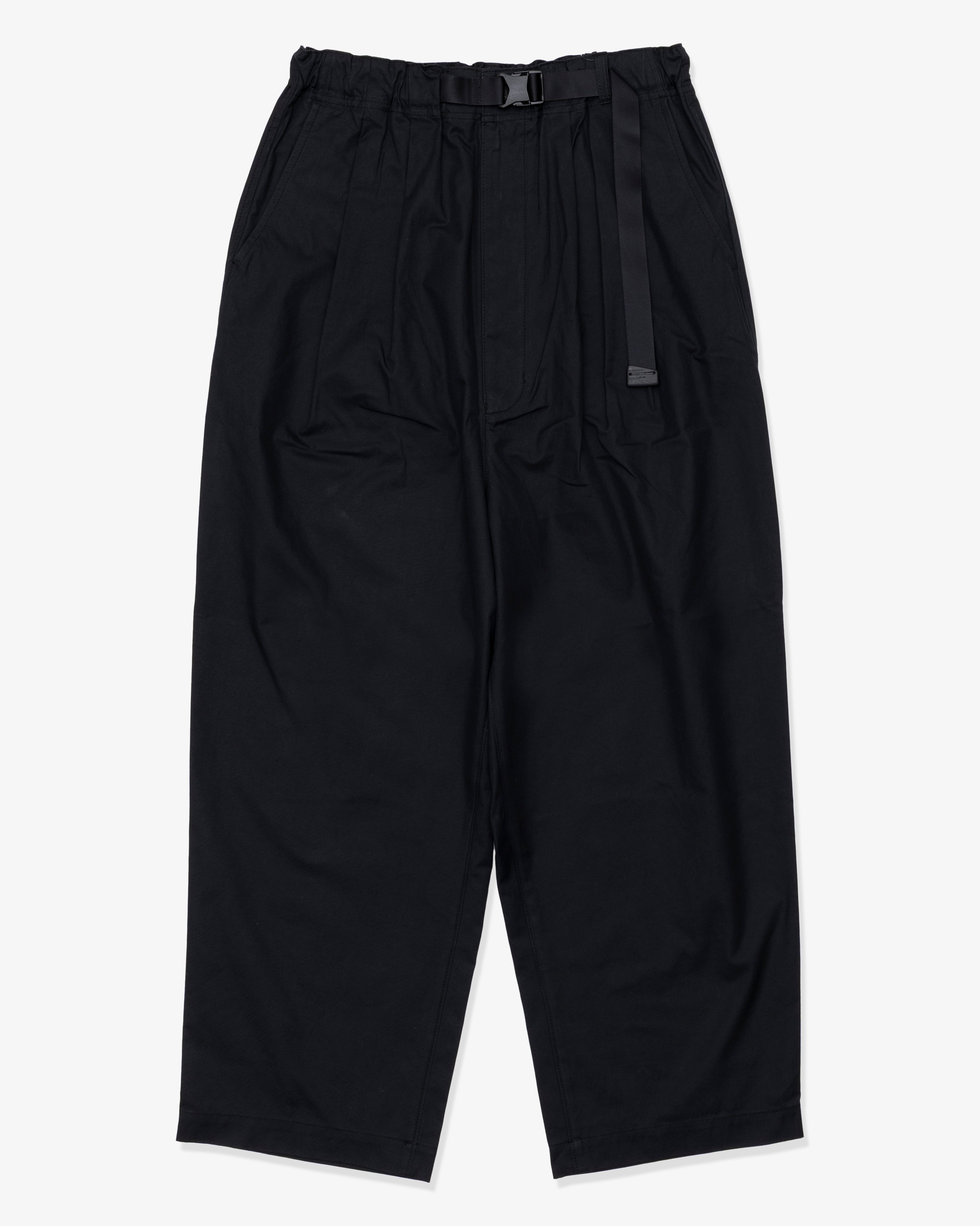 COMME des GARCONS HOMME: Cotton Twill Nidom Processing (Black
