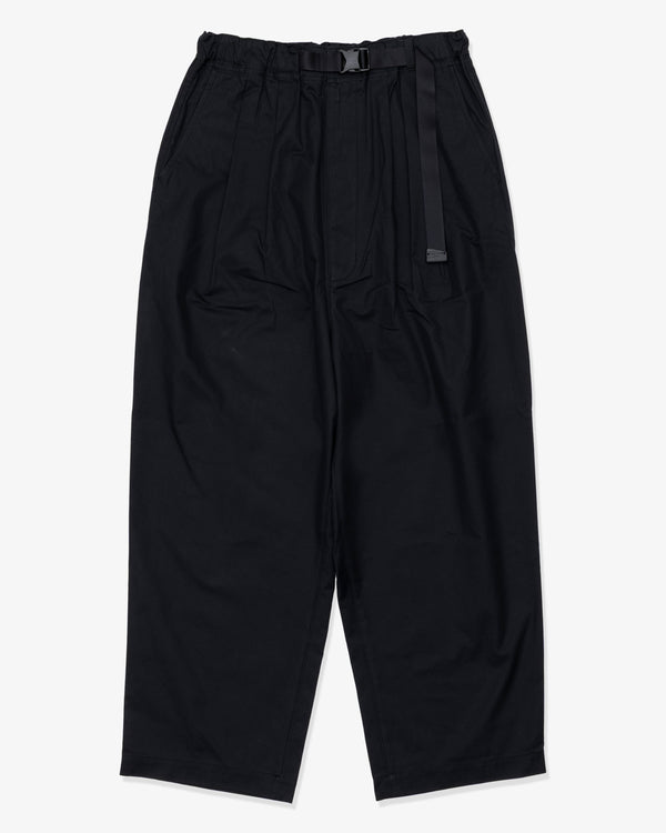 COMME des GARCONS HOMME - Cotton Twill Nidom Processing - (Black)