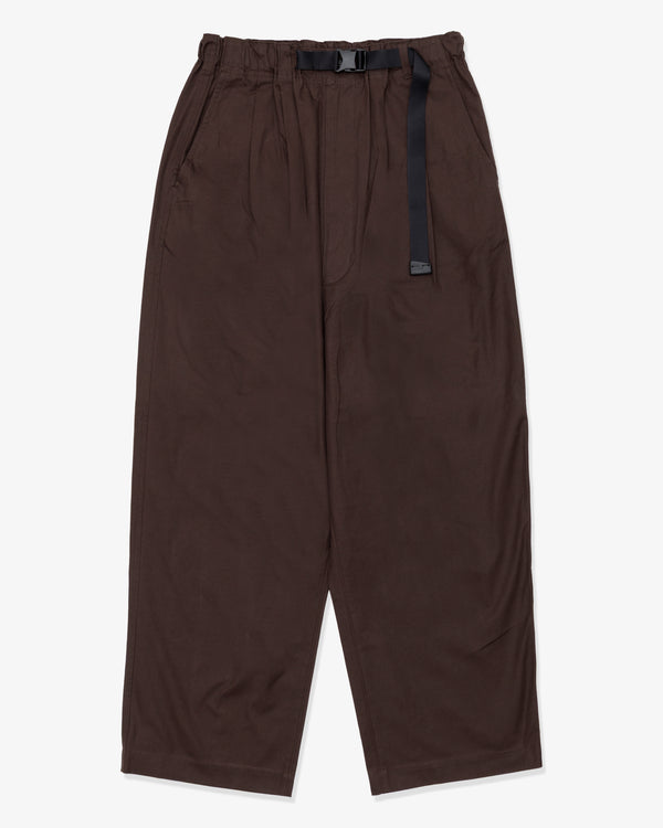 COMME des GARCONS HOMME - Cotton Twill Nidom Processing - (Dark Brown)