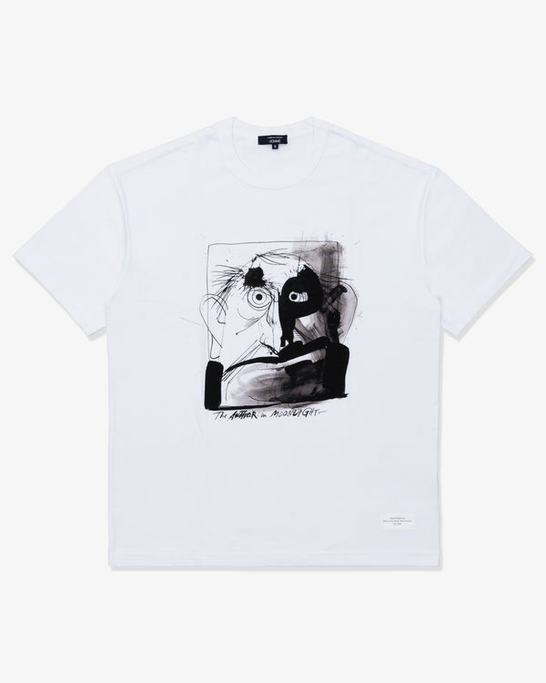 COMME des GARCONS HOMME - Cotton Jerseygarment Print - (Wht X Blk
B Pattern)