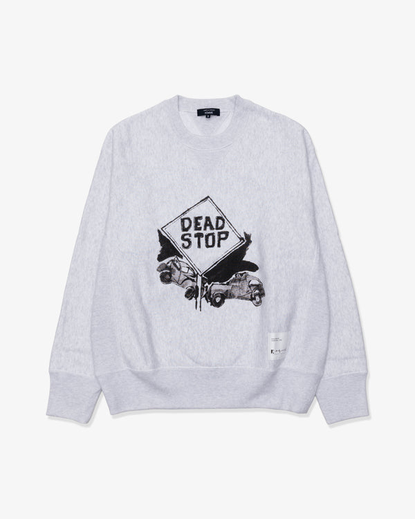 COMME des GARCONS HOMME - Cotton Tight Tension Terry Clothgarment Print - (Lght Gry
X Black)