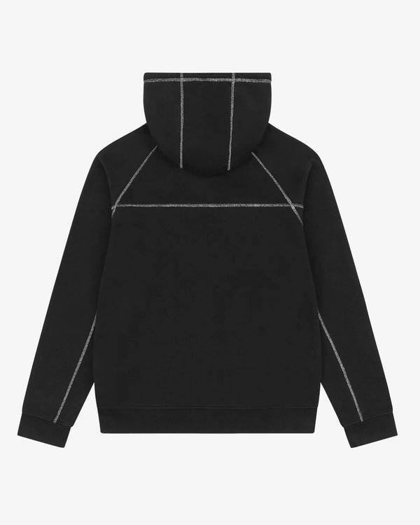 DENIM TEARS - Court Lines Zip Hoodie Black - (Black)