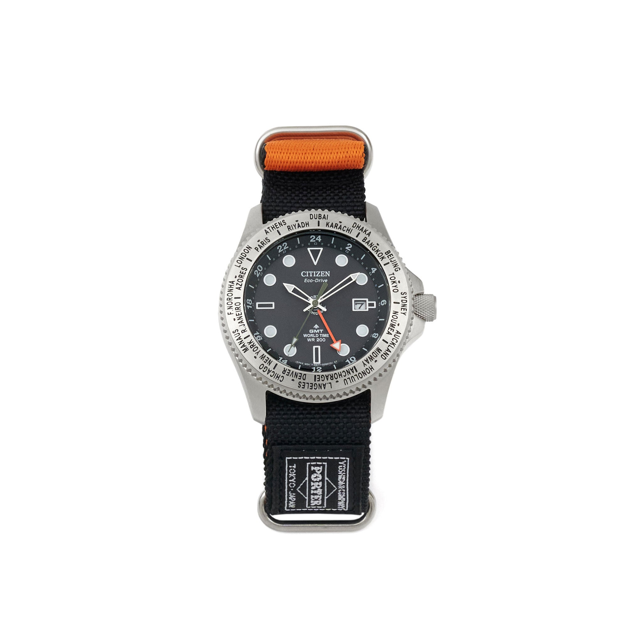 CITIZEN x PORTER GMT WORLD TIME - 時計