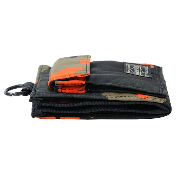 PORTER - Ps Camo Wallet (S) - (Woodland Orange)