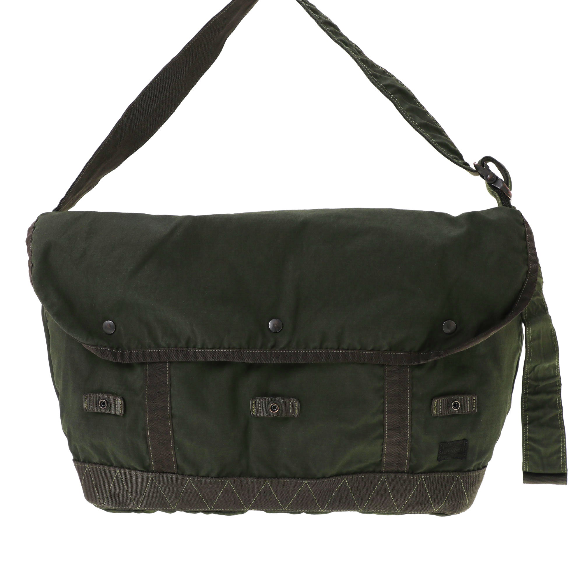 PORTER - Crag Messengerbag(L) - (Olive) – DSMG E-SHOP