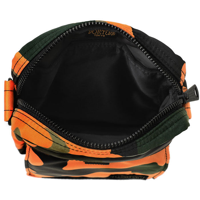 PORTER - Ps Camo Vertical Shoulder Bag - (Woodland Orange) view 5
