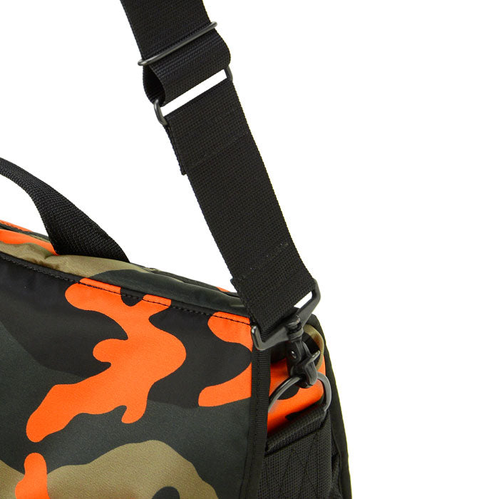 PORTER: Ps Camo Shoulder Bag (Woodland Orange) | DSMG E-SHOP