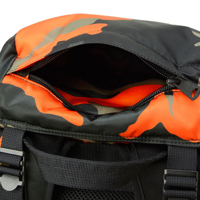 PORTER - Ps Camo Backpack - (Woodland Orange) view 8