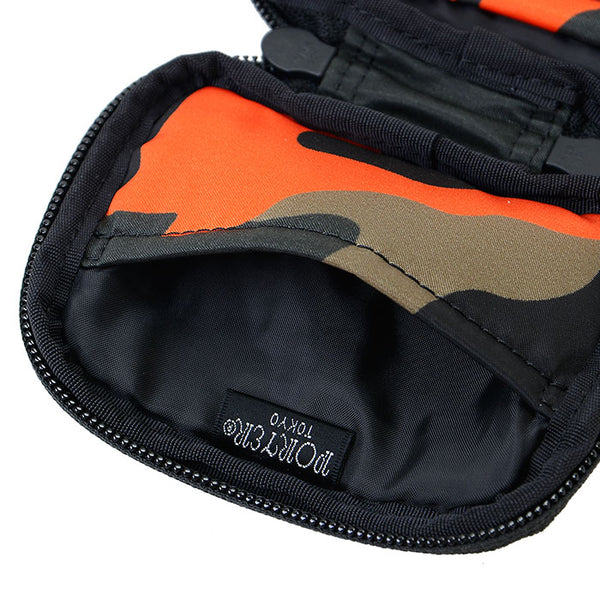 PORTER - Ps Camo Key Case - (Woodland Orange)