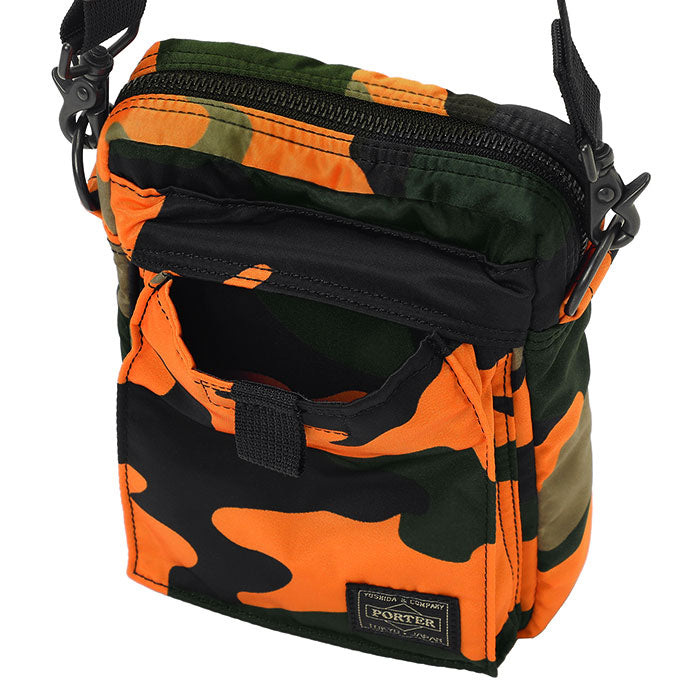 PORTER - Ps Camo Vertical Shoulder Bag - (Woodland Orange) view 11