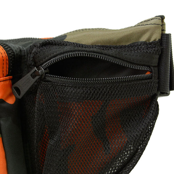 PORTER - Ps Camo Waist Bag - (Woodland Orange)