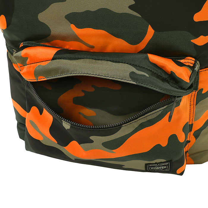 PORTER - Ps Camo Day Pack - (Woodland Orange) view 12