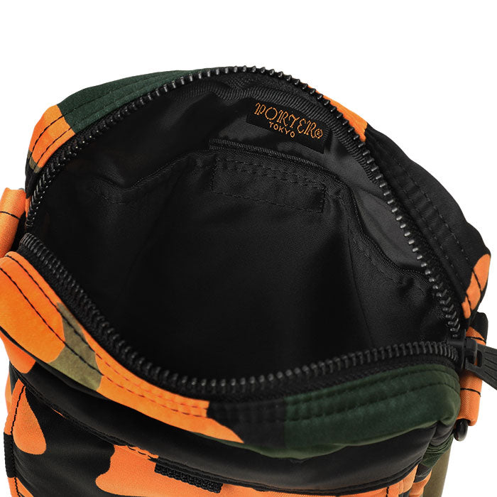 PORTER: Ps Camo Vertical Shoulder Bag (Woodland Orange) | DSMG E-SHOP