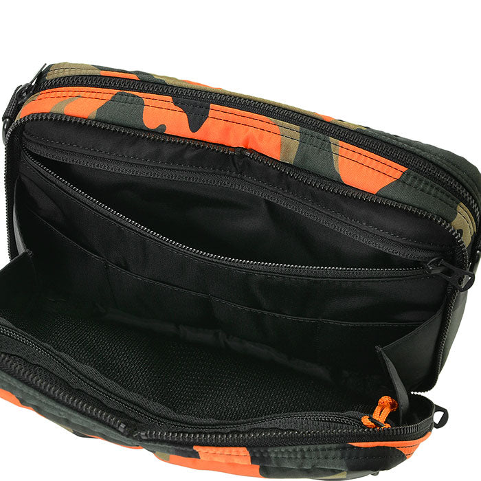 PORTER: Ps Camo 2Way Shoulder Bag (Woodland Orange) | DSMG E-SHOP