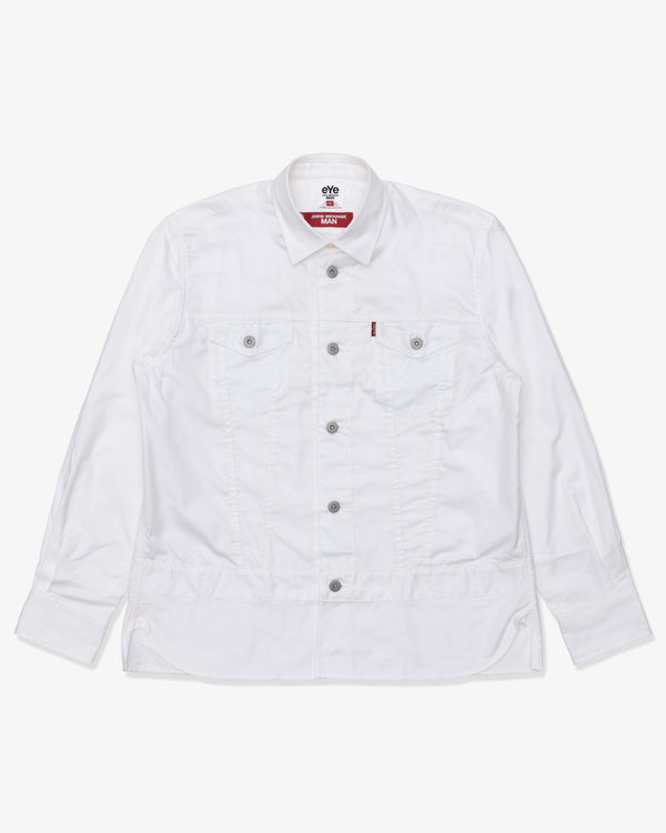 JUNYA WATANABE MAN - Cotton Oxford X Cotton Serge Levi'S W Name - (White)