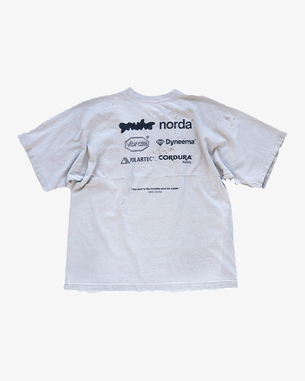 gnorda - Printed Tubular T-Shirt - (White)