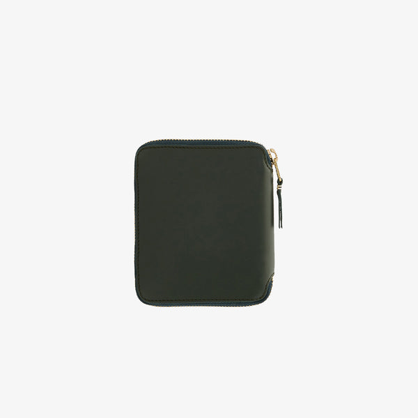 CDG WALLET - Classic Zip-Around Wallet - (Bottle Green)