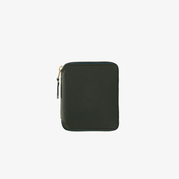 CDG WALLET - Classic Zip-Around Wallet - (Bottle Green)