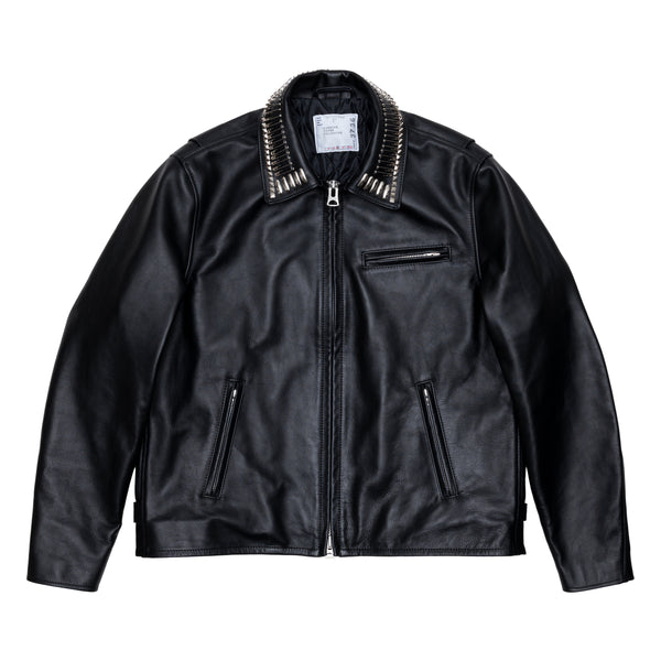 SACAI - Studded Leather Jacket - (24-03736M)