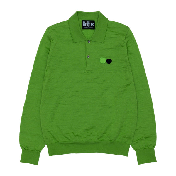 THE BEATLES CDG - One Point Knit Polo - (Green)