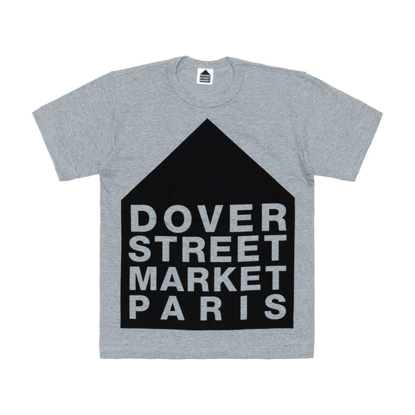 DOVER STREET MARKET - DSM PARIS COTTON JERSEY TEE 2 - (GRAY)