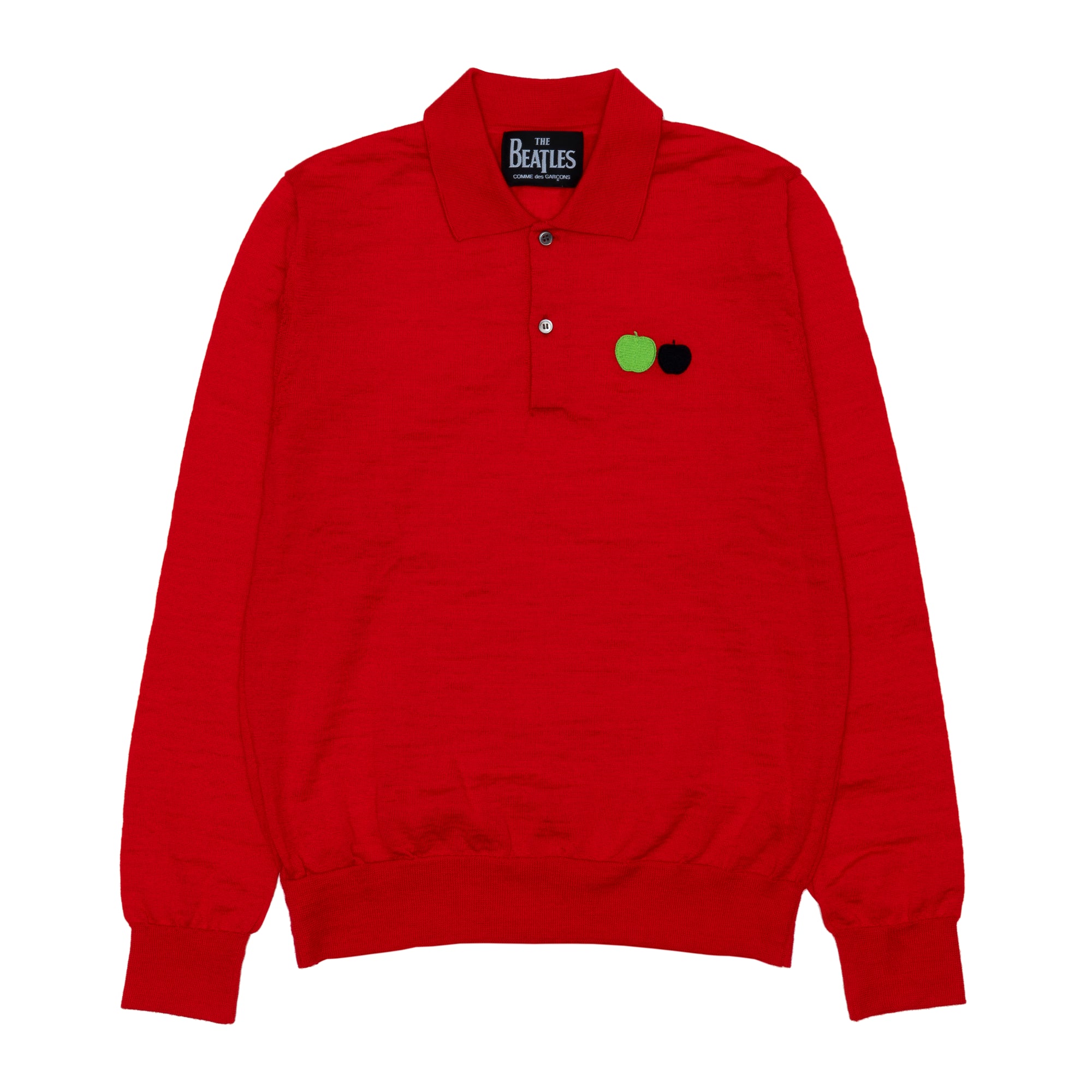 THE BEATLES CDG - One Point Knit Polo - (Red) view 1