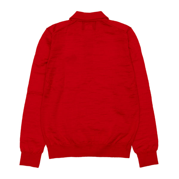 THE BEATLES CDG - One Point Knit Polo - (Red)