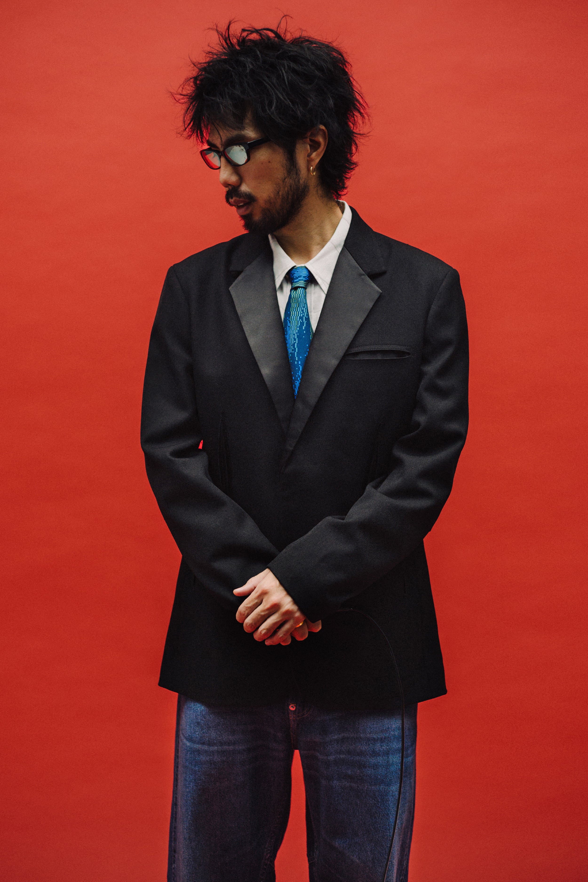 kolor DSMG Exclusive Hoodie GRN/ORG サイズ1 HOODIE-MDFCOLLEGE-VERDE.png?v=