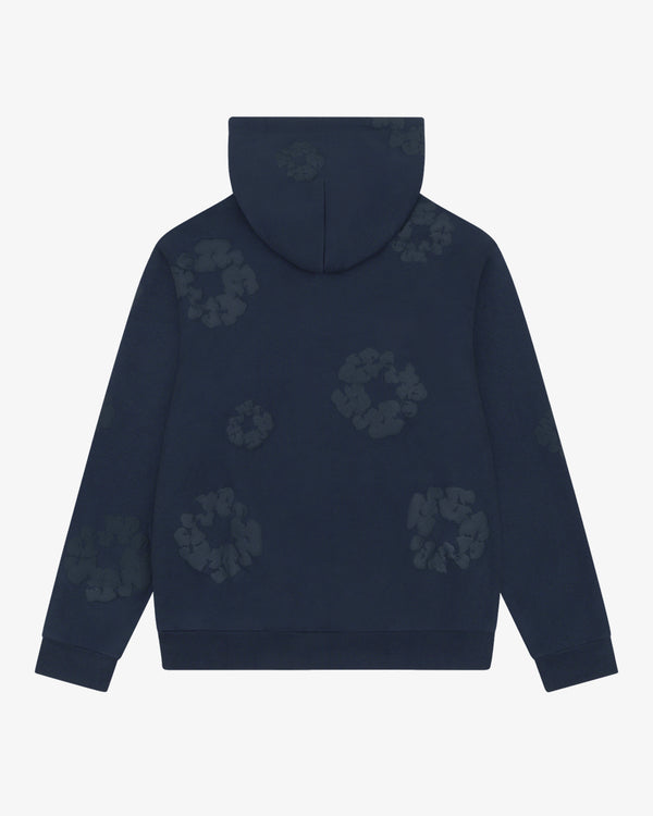 DENIM TEARS - Mono Wreath Hoodie - (Navy)
